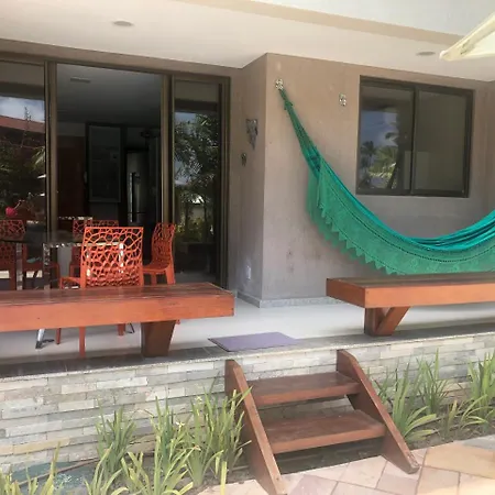 Flat Oka Beach Residence - Térreo, Muro Alto. Porto de Galinhas-3